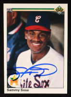 Sammy Sosa Signed 1990 Upper Deck #17 RC (JSA) at PristineAuction.com