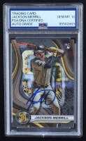 Jackson Merrill Signed 2024 Bowman's Best #56 RC (PSA | Autograph Grade 10) at PristineAuction.com