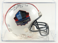 Bart Starr Signed Hall of Fame Logo Mini Helmet Inscribed "HOF '77" With Display Case (Beckett) at PristineAuction.com