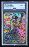Jackson Merrill Signed 2024 Bowman's Best Bowman Showpieces #BS8 RC (PSA | Autograph Grade 10) at PristineAuction.com