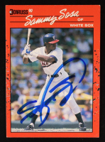 Sammy Sosa Signed 1990 Donruss #489 RC (JSA) at PristineAuction.com