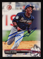 Ronald Acuna Jr. Signed 2017 Bowman Draft #BD39 RC (PSA) at PristineAuction.com