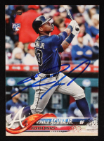 Ronald Acuna Jr. Signed 2018 Topps Update #US250 RC (PSA) at PristineAuction.com