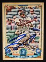 Ronald Acuna Jr. Signed 2019 Topps Gypsy Queen #150 (Beckett) at PristineAuction.com