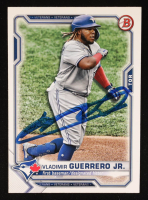 Vladimir Guerrero Jr. Signed 2021 Bowman #73 (Beckett) at PristineAuction.com