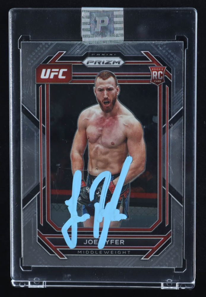 Joe Pyfer Signed 2023 Panini Prizm UFC #159 RC (PA)