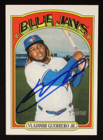 Vladimir Guerrero Jr. Signed 2021 Topps Heritage #193 (Beckett) at PristineAuction.com