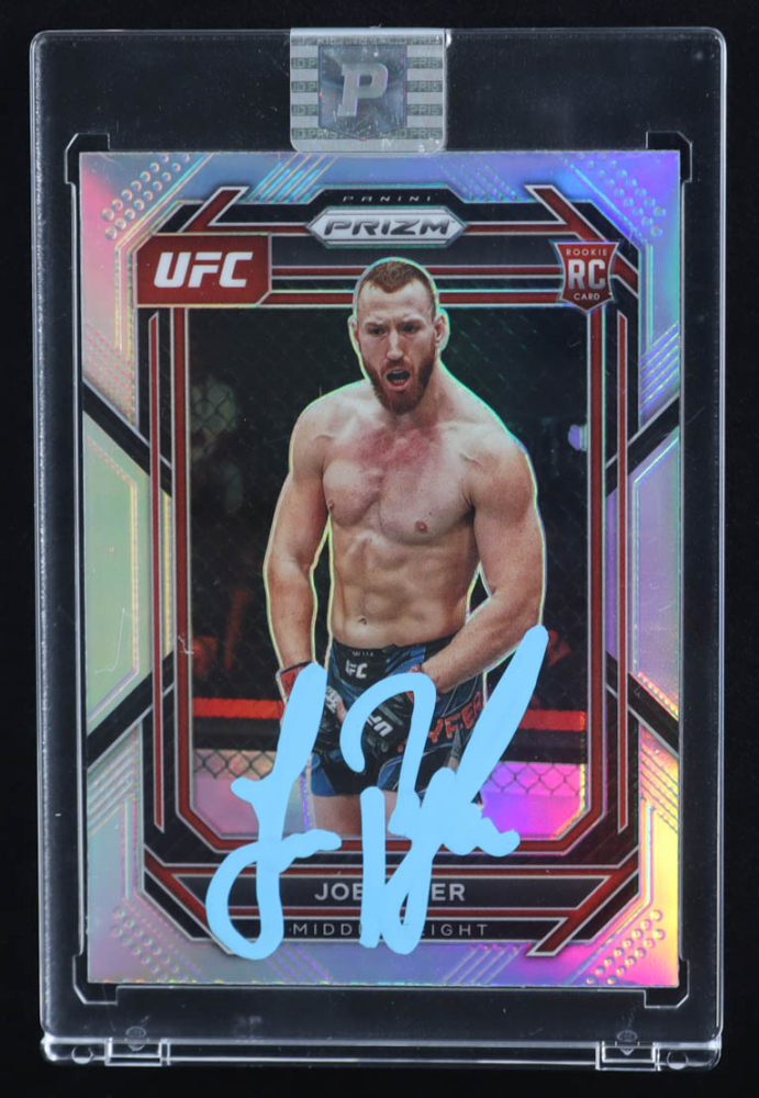 Joe Pyfer Signed 2023 Panini Prizm UFC Prizms Silver #159 RC (PA)