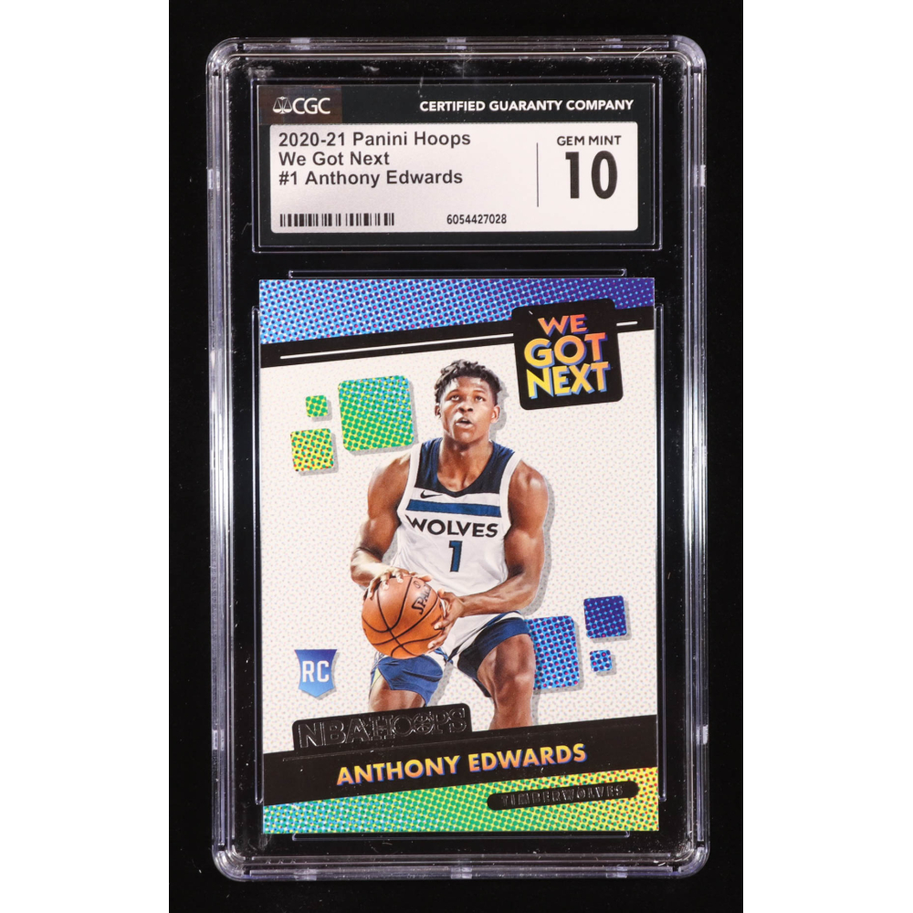 Anthony Edwards 2020-21 Hoops We Got Next #1 RC (CGC 10) at PristineAuction.com