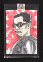 Blade | Marvel | Original Art Sketch Card by Tom Hodges (1/1 Original Art) at PristineAuction.com