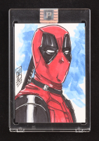 Deadpool | Marvel | Original Art Sketch Card by Tom Hodges (1/1 Original Art) at PristineAuction.com