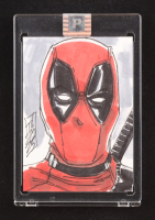Deadpool | Marvel | Original Art Sketch Card by Tom Hodges (1/1 Original Art) at PristineAuction.com