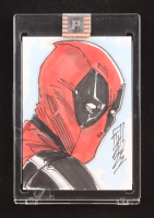 Deadpool | Marvel | Original Art Sketch Card by Tom Hodges (1/1 Original Art) at PristineAuction.com