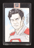 Superman (Corenswet) | DC | Original Art Sketch Card by Tom Hodges (1/1 Original Art) at PristineAuction.com
