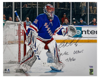 Igor Shesterkin Signed Rangers 16x20 Photo Inscribed "NHL Debut 7/7/20" (Fanatics) at PristineAuction.com