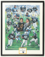 Running Backs of Penn State Custom Framed Photo Signed by (7) with Lydell Mitchell, John Cappelletti, Franco Harris, Joe Paterno (Beckett) at PristineAuction.com