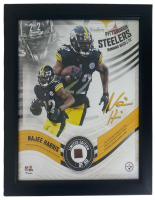 Najee Harris LE Steelers Custom Framed Photo Display with Game-Used Football Piece (Fanatics) at PristineAuction.com