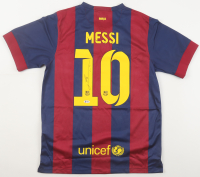 Lionel Messi Signed Barcelona Nike Authentic Jersey Inscribed "Leo" (Beckett) at PristineAuction.com