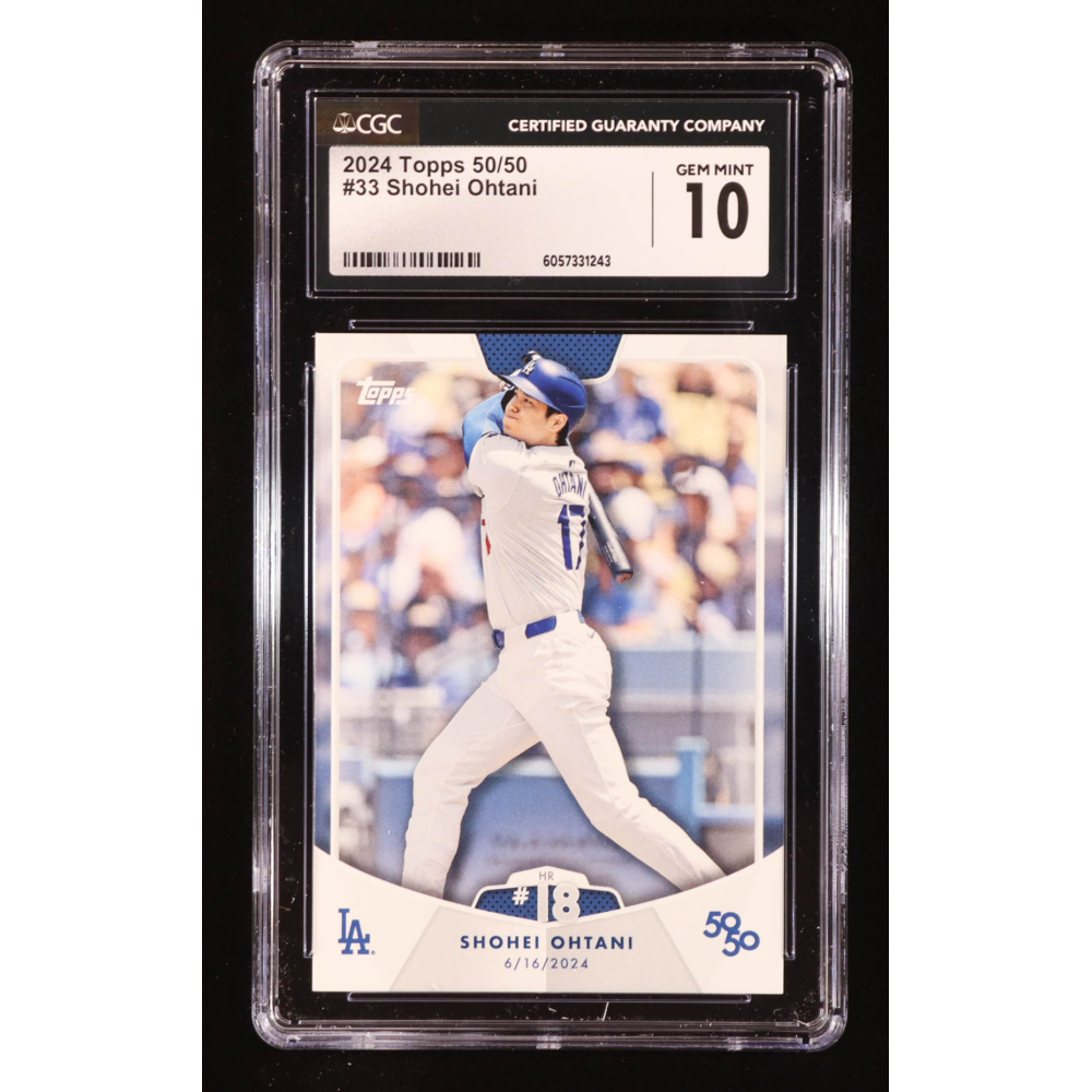 Shohei Ohtani 2024 Topps 50/50 Ohtani #33 (CGC 10) at PristineAuction.com