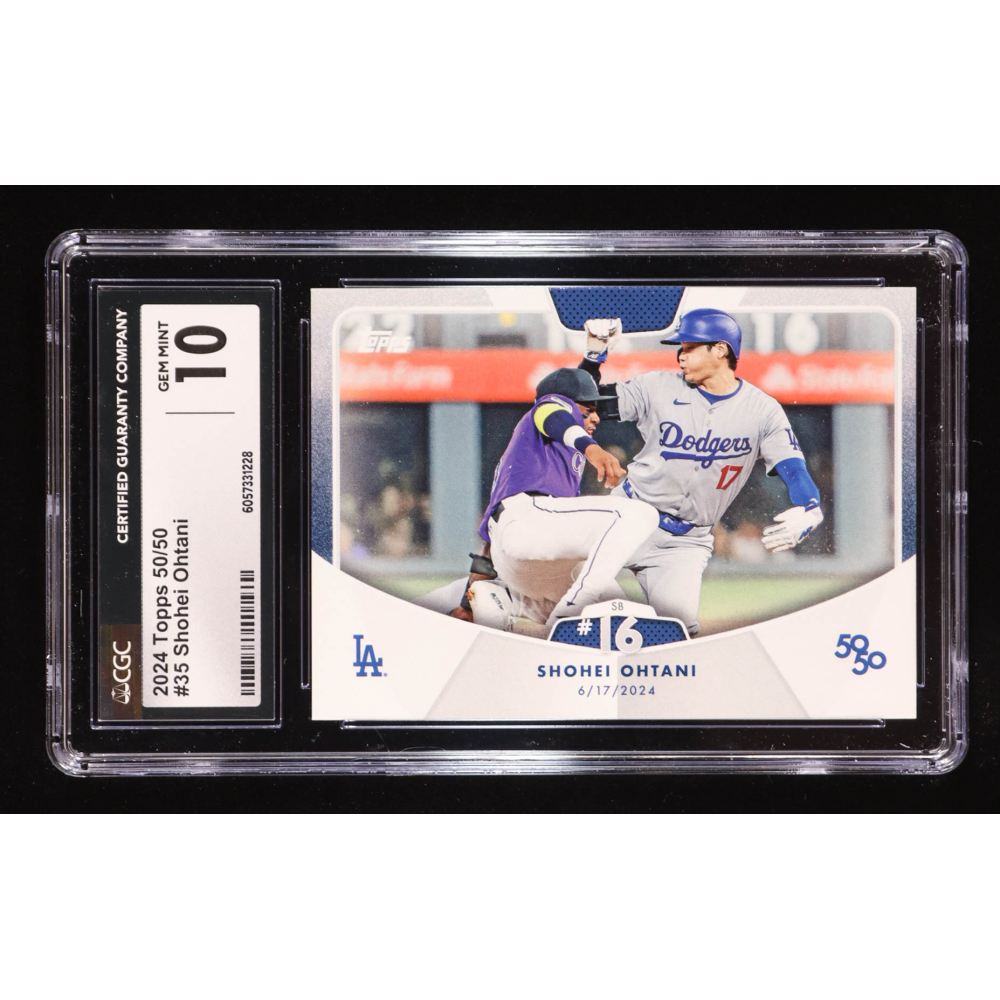 Shohei Ohtani 2024 Topps 50/50 Ohtani #35 (CGC 10) at PristineAuction.com