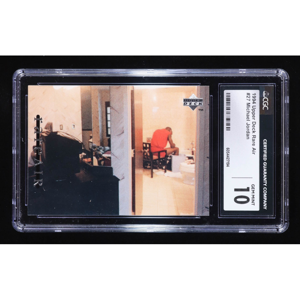 Michael Jordan 1994 Upper Deck Jordan Rare Air #27 (CGC 10) at PristineAuction.com