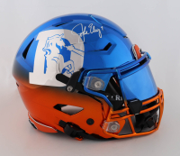 John Elway Signed Broncos Chrome Alternate Full-Size Authentic On-Field SpeedFlex Helmet With Visor (Beckett) at PristineAuction.com
