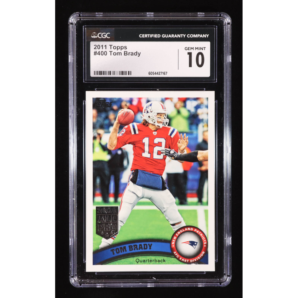 Tom Brady 2011 Topps #400A (CGC 10) at PristineAuction.com