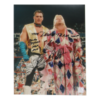 Brutus Beefcake & Greg Valentine Signed WWF 11x14 Photo Inscribed "The Dream Team WWF" with HOF Induction Year Inscriptions (Playball Ink) at PristineAuction.com