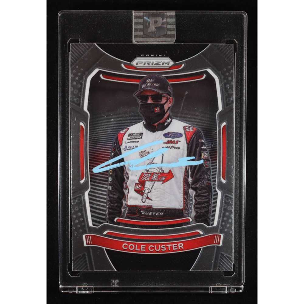 Cole Custer Signed 2021 Panini Prizm #49 (PA) at PristineAuction.com