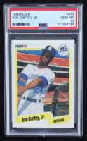 Ken Griffey Jr. 1990 Fleer #513 (PSA 10) at PristineAuction.com