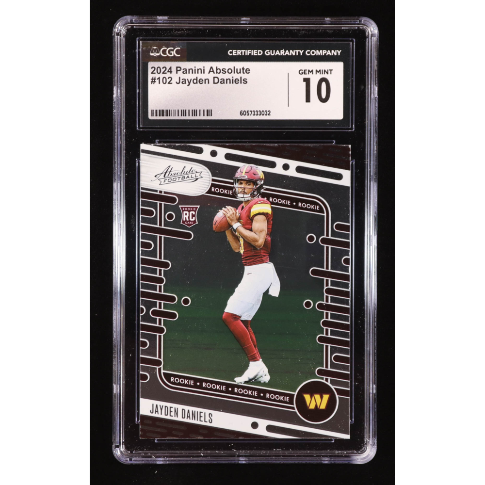 Jayden Daniels 2024 Absolute #102 RC (CGC 10) at PristineAuction.com