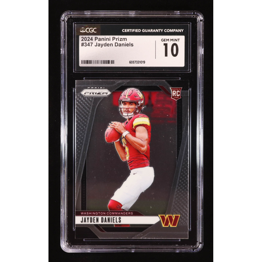 Jayden Daniels 2024 Panini Prizm #347 RC (CGC 10) at PristineAuction.com