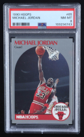 Michael Jordan 1990-91 Hoops #65 (PSA 8) at PristineAuction.com