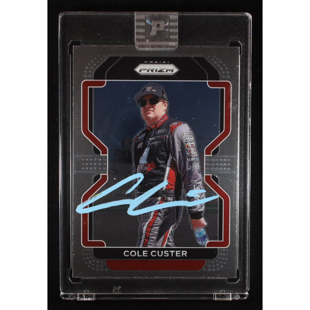 Cole Custer Signed 2022 Panini Prizm #45 (PA) at PristineAuction.com