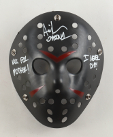 Ari Lehman Signed "Friday the 13th" Jason Voorhees Mask Inscribed "Kill For Mother!", "I Never Die!" & "Jason 1" (Beckett) at PristineAuction.com