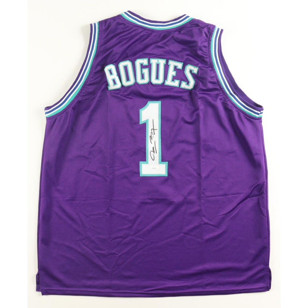 Muggsy Bogues Signed Jersey (JSA) at PristineAuction.com