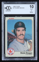Wade Boggs 1983 Fleer #179 RC (BCCG 10) at PristineAuction.com