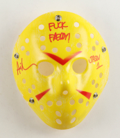 Ari Lehman Signed "Friday the 13th" Jason Voorhees Mask Inscribed "F*** Freddy!" & "Jason 1" (Beckett) at PristineAuction.com