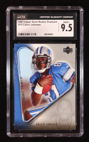Calvin Johnson 2007 Upper Deck Rookie Premiere #15 RC (CGC 9.5) at PristineAuction.com