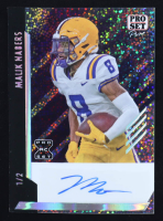 Malike Nabers 2024 Pro Set Pure Autographs Silver Sparkle #BAMN1 RC #1/2 at PristineAuction.com