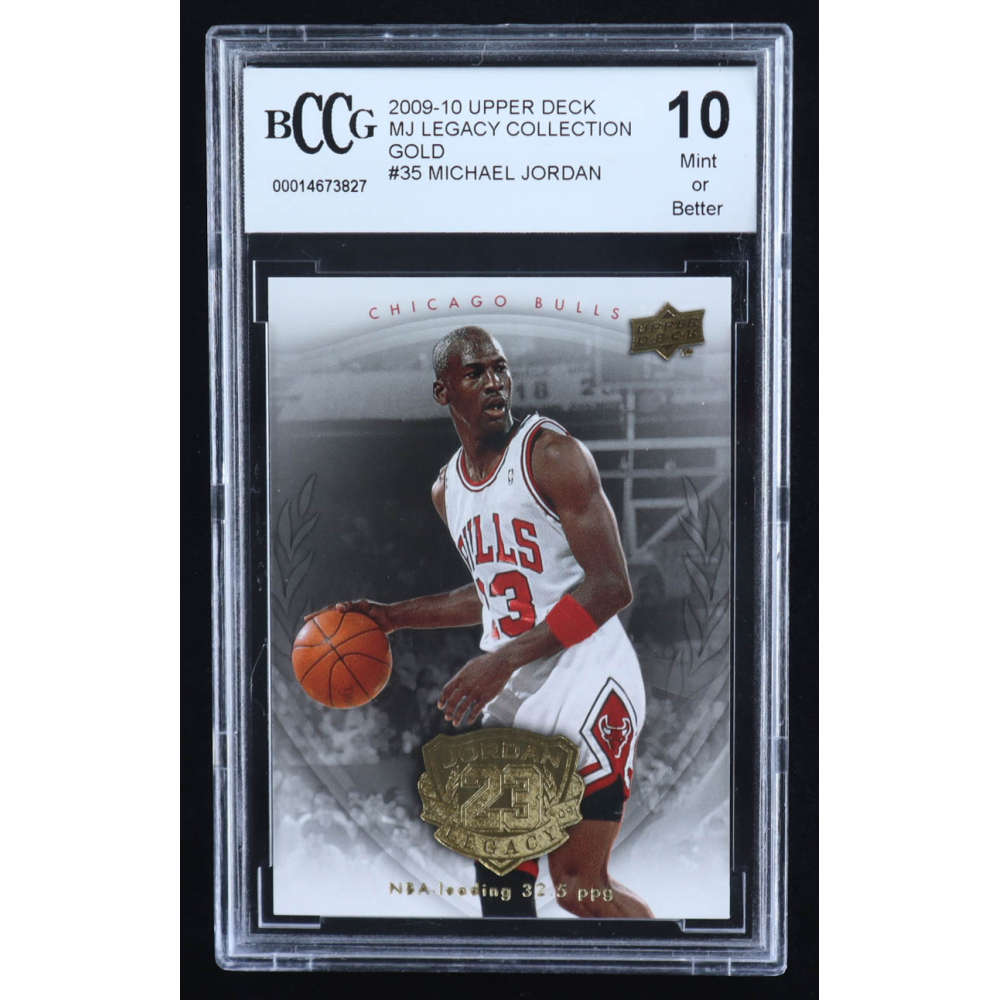 Michael Jordan 2009-10 Upper Deck Michael Jordan Legacy Collection Gold #35 (BCCG 10) at PristineAuction.com