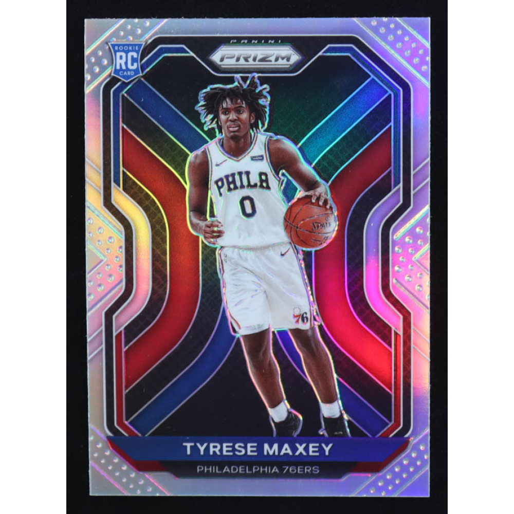 Tyrese Maxey 2020-21 Panini Prizm Prizms Silver #256 RC at PristineAuction.com