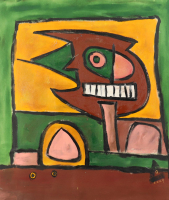 "Do N-7" 2024 Original Acrylic Painting on Rolled Canvas by Arvydas Gaiciunas | Arvy (Arvy) at PristineAuction.com