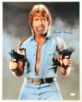 Chuck Norris Signed "Invasion U.S.A." 16x20 Photo (JSA) at PristineAuction.com