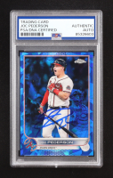 Joc Pederson Signed 2022 Topps Chrome Sapphire #528 (PSA) at PristineAuction.com
