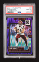 Sam Howell 2022 Donruss Optic Purple Shock #205 RR RC (PSA 10) at PristineAuction.com