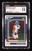 Malik Nabers 2024 Donruss Optic #271 RR RC (CGC 10) at PristineAuction.com
