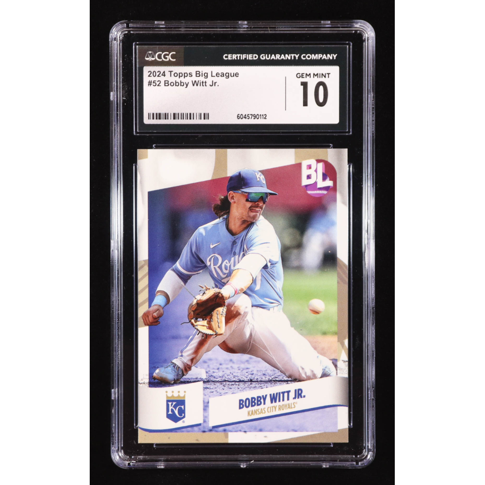 Bobby Witt Jr. 2024 Topps Big League #52 (CGC 10) at PristineAuction.com