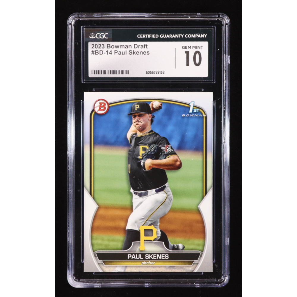 Paul Skenes 2023 Bowman Draft #BD14 RC (CGC 10) at PristineAuction.com