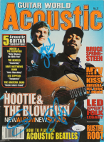 Guitar World Acoustic Issue #17 Band-Signed by (4) Hootie and the Blowfish Members with Darius Rucker, Mark Bryan (JSA) at PristineAuction.com